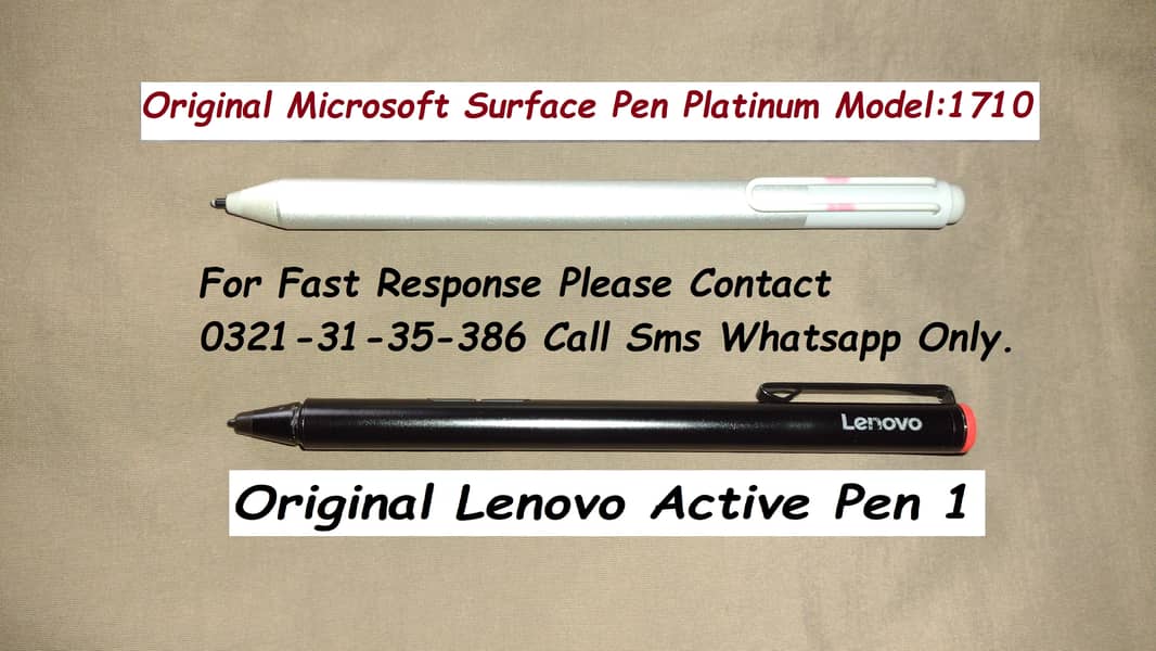 microsoft surface & lenovo pen for laptop 0