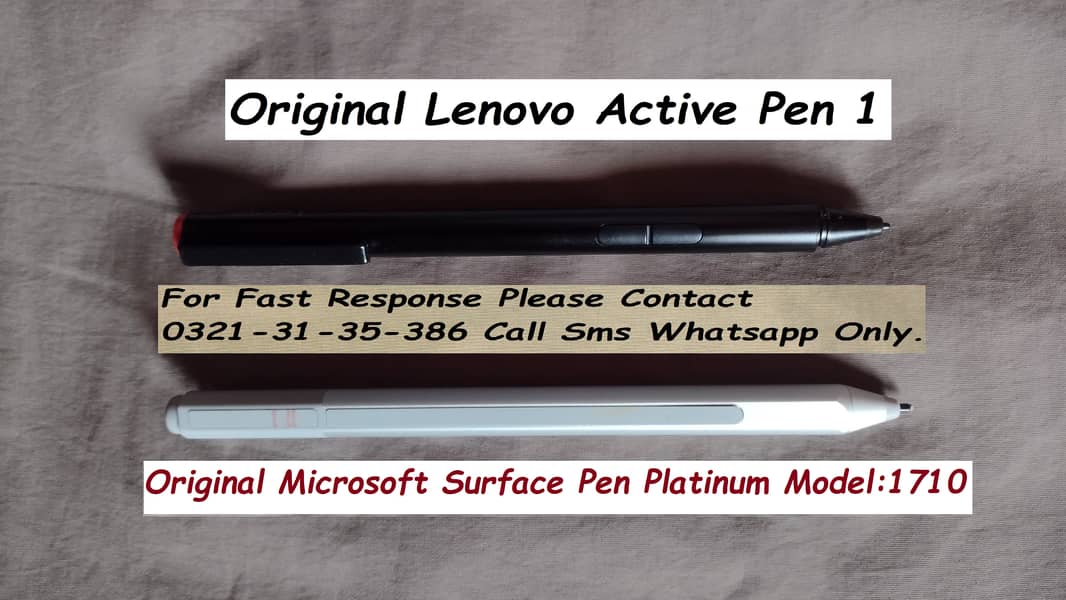 microsoft surface & lenovo pen for laptop 1