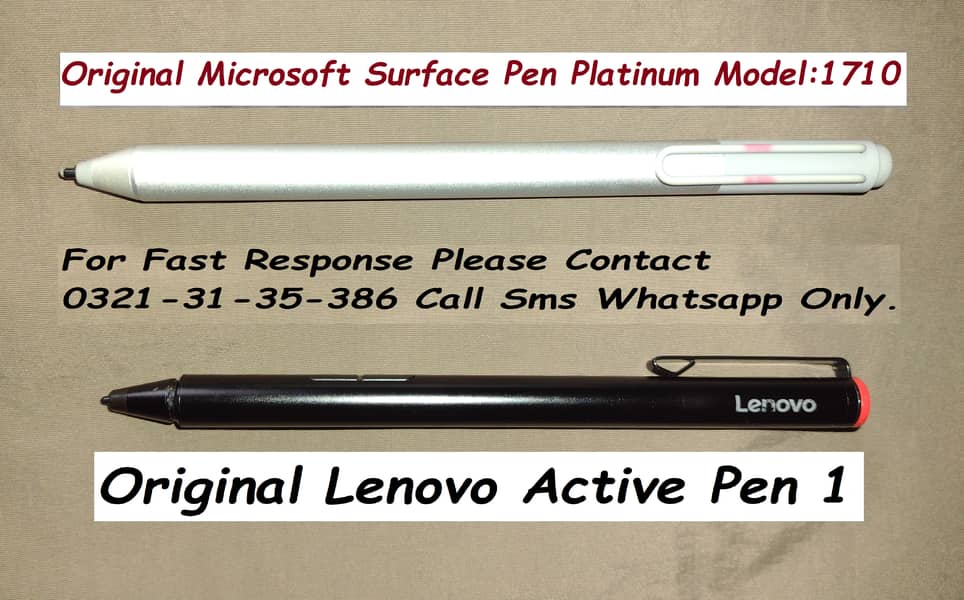 microsoft surface & lenovo pen for laptop 2