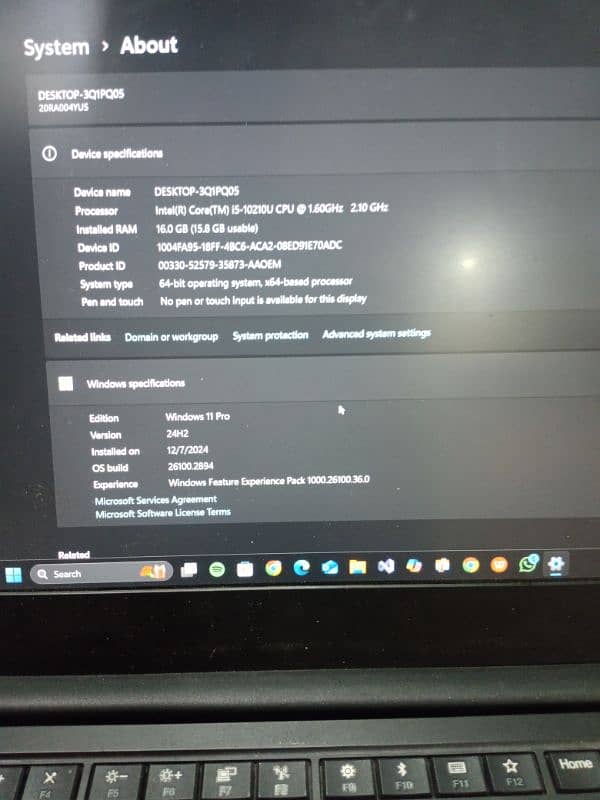 LENOVO THINK PAD E14 / 512 SSD / 16 GB RAM 2