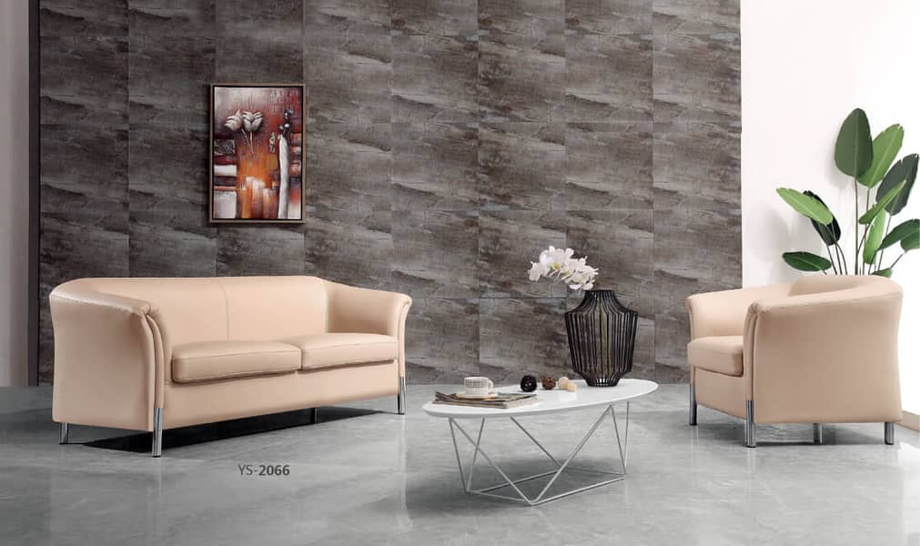 Office Sofa Set - Wooden Sofa - L Shape Sofa - Leather Office Sofa 7