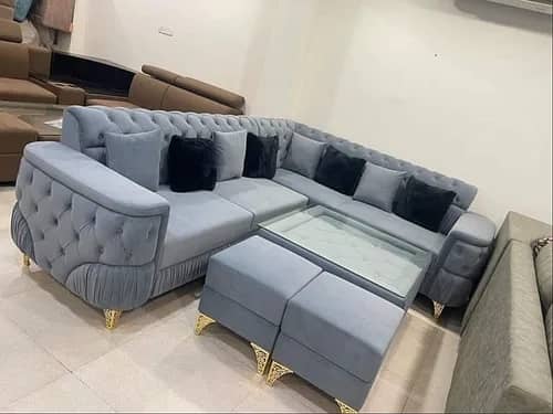 Office Sofa Set - Wooden Sofa - L Shape Sofa - Leather Office Sofa 11