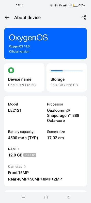 One plus 9 pro 6