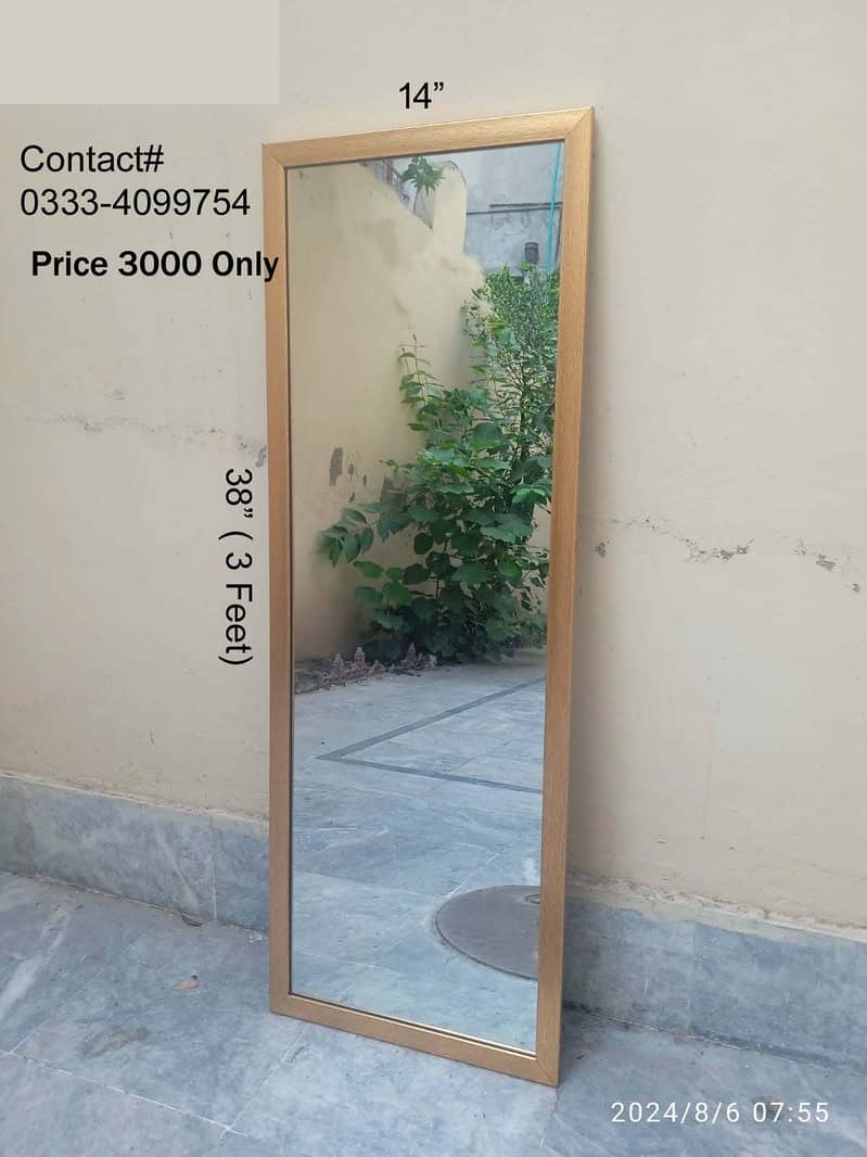 38 Inches Long Mirror 4 Desings 0