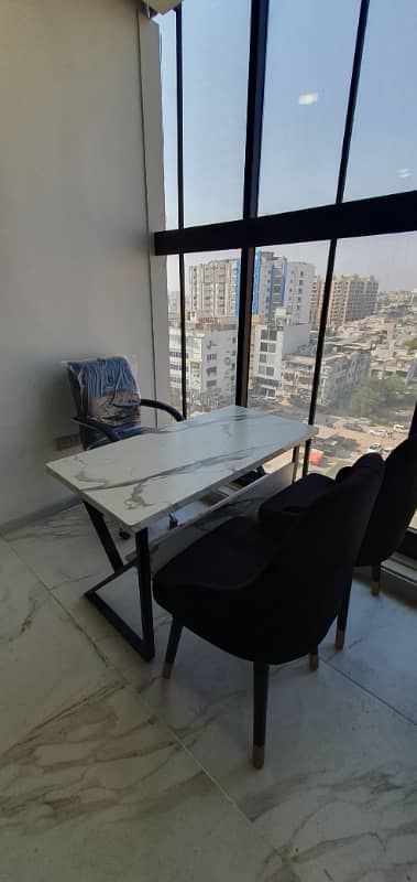 FURNISHED OFFICE FOR RENT AT MAIN MUNAWAR CHOWRANGI 6