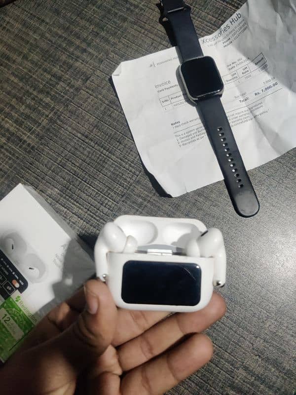 Air buds A9 Pro with Touch Display 1