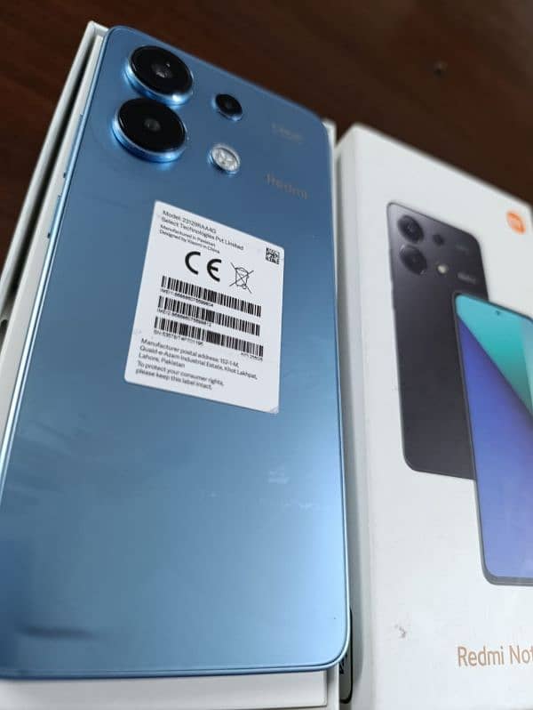 Xiaomi Redmi note 13/ 8GB RAM 256GB STORAGE 5