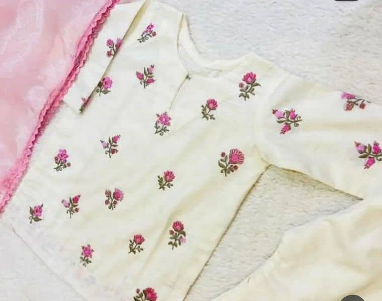 hand embroidery beautiful work for girls woman and baby girls 1