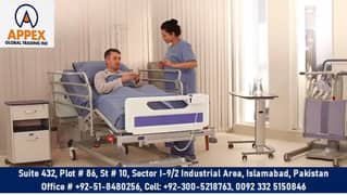 Hospital Patient Electric ICU Motorized Bed (U. K/U. S. A Branded)