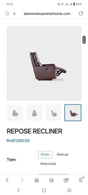 Imported recliner single seat 2