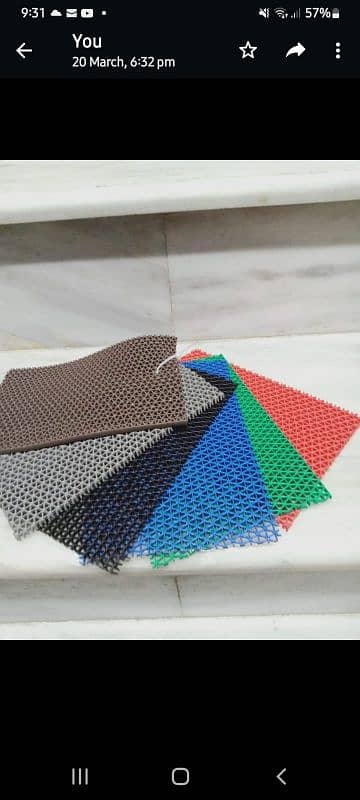 PVC chain mats and rubber 11