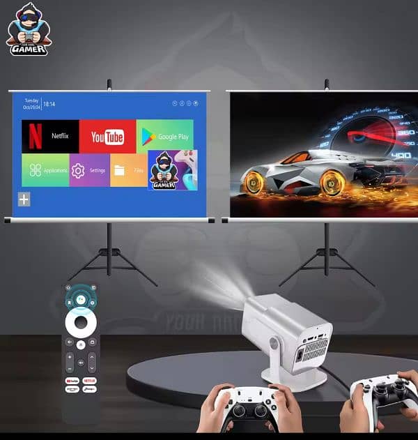 Gaming projector HCS350 Pro Game Consoles Projector WIFI Portable Int 6