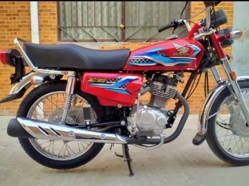 honda cg 125 2024 model Islamabad number 6