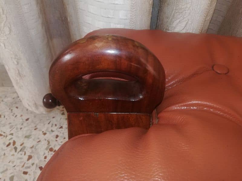 Sheesham Wood Ottoman Stool FootRest Sofa Chair 4