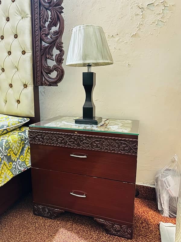 New Bed with side tables with dressing table for sale (whole set) 3