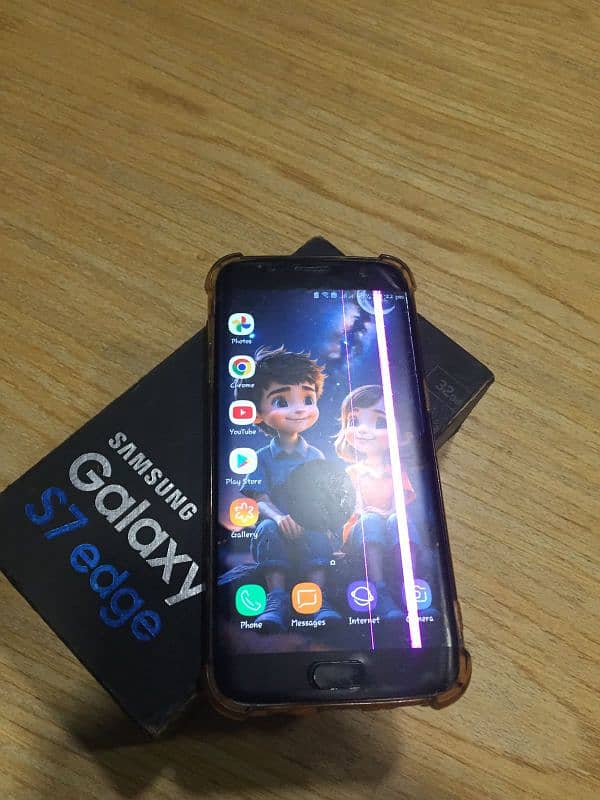 samsung galaxy s7 edge 4GB 32GB Doul sim 4G LTE Pta aproved with box 0