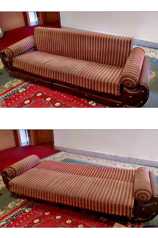 Used Sofa Bed in Good Condition-Comfortable & Space-Saving 1