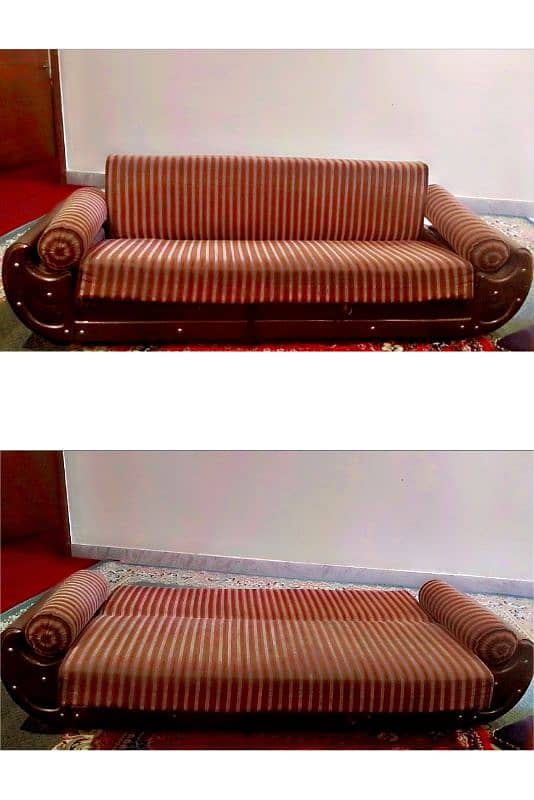 Used Sofa Bed in Good Condition-Comfortable & Space-Saving 2