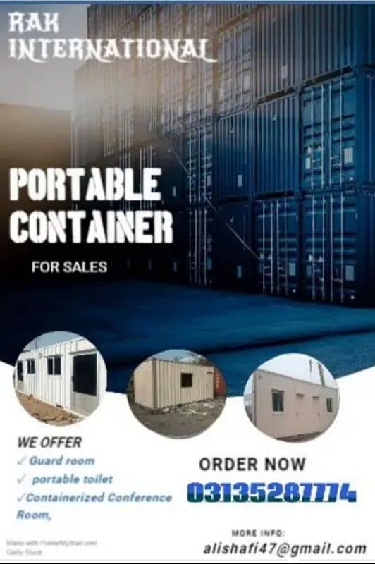 property office container,prefab room,toilet,check post,porta cabin 7