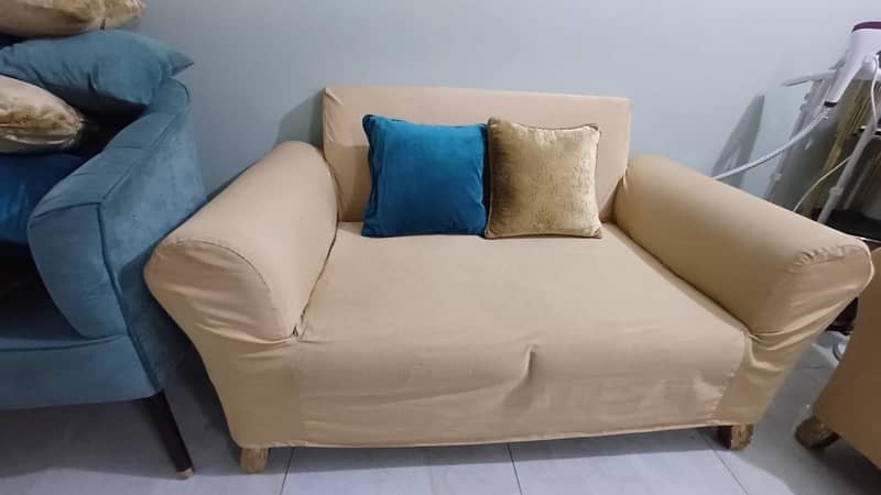 7 seat sofa set , with cushions and sofa cover 7