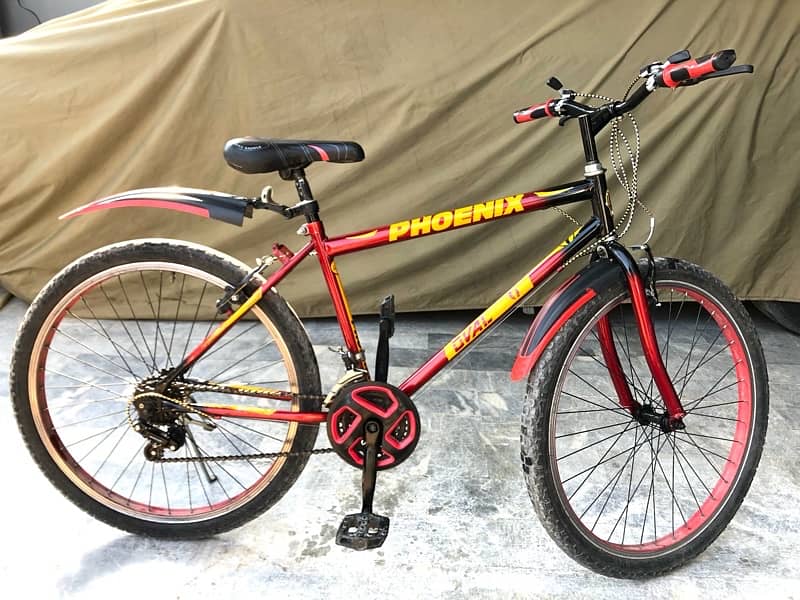 Phoenix Bicycle with Front and back gears. Full size for adults 10/10 0