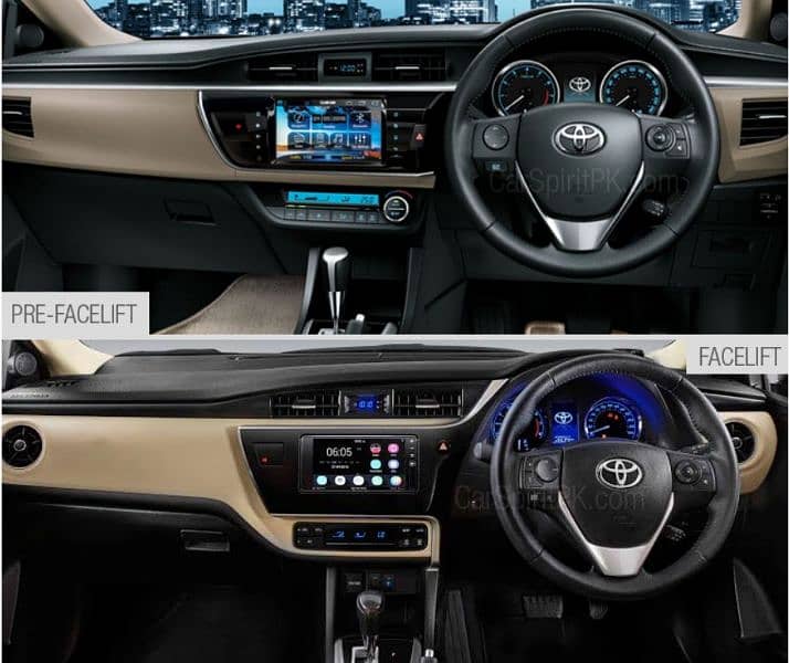 Corolla Gli,Xli,Altis,Grande 2015 to 2025 Dashboard Uplift Original 0