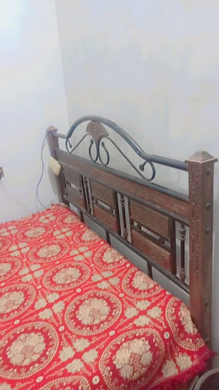 Double Bed For Sale Without Mattress 1