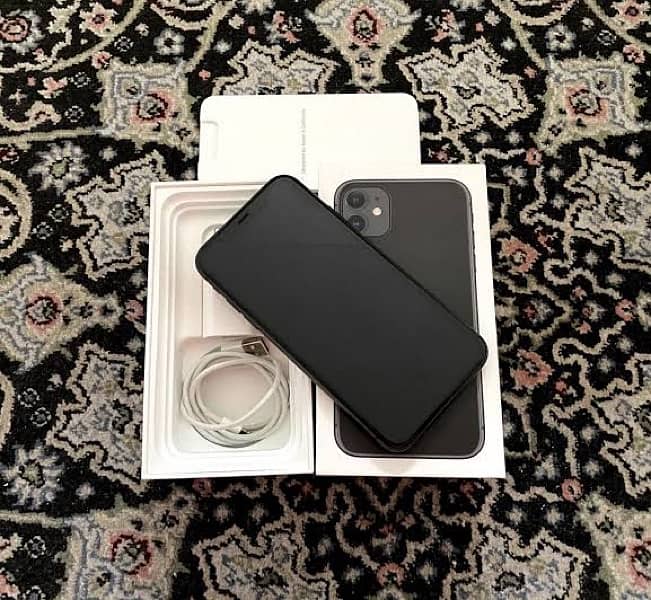 iphone 11 with box and charger in warranty 0