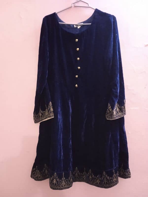 Winters Velvet Frock 0