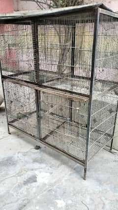 4 portion Cage For Birds