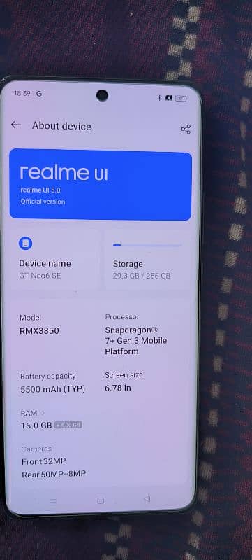 Realme gt neo 6 se 6