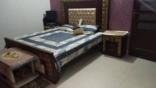 King Size double wooden Bed