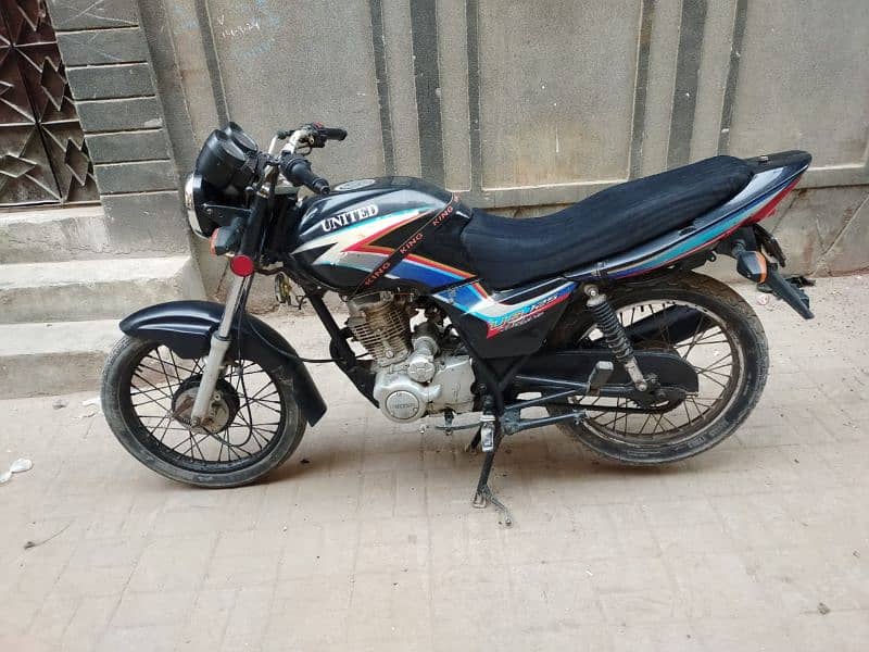 United 125 Deluxe Self start 5 gears 2017 Hyderabad num 1