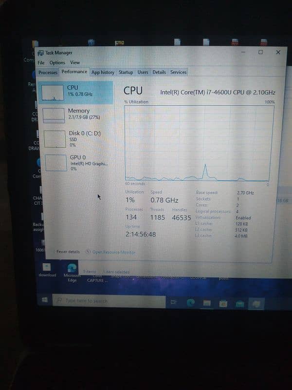 Dell laptop core i7 2