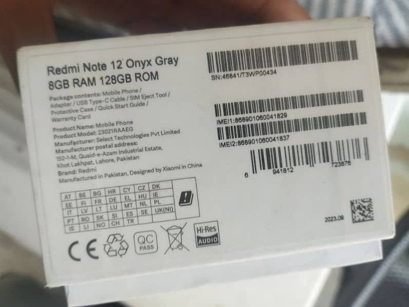 Redmi Note 12 condition 10/10 for sale 1