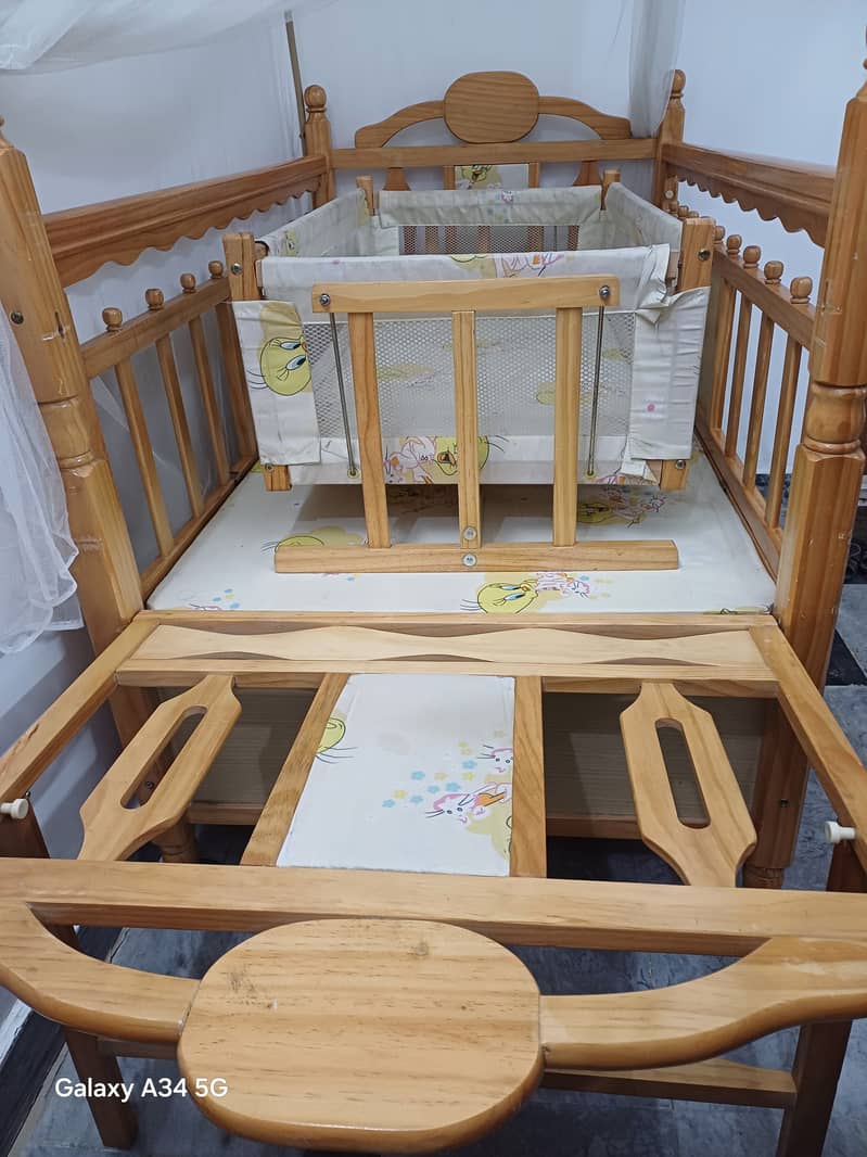 Baby cot. . wooden cot . . . baby bed 0