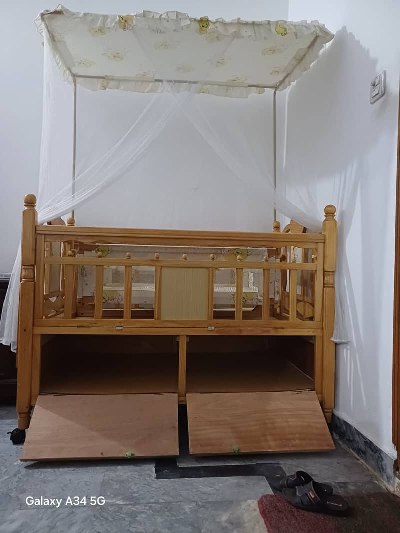 Baby cot. . wooden cot . . . baby bed 1