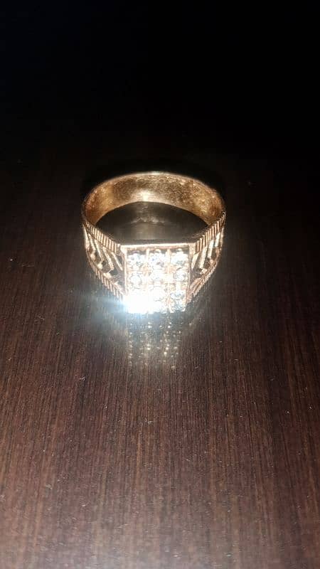 Gold Plated Original Bronze Ring 0