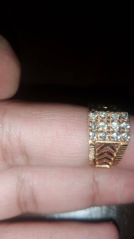 Gold Plated Original Bronze Ring 1