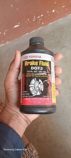 Toyota Brake Fluid DOT3 12 OZ /354 ML