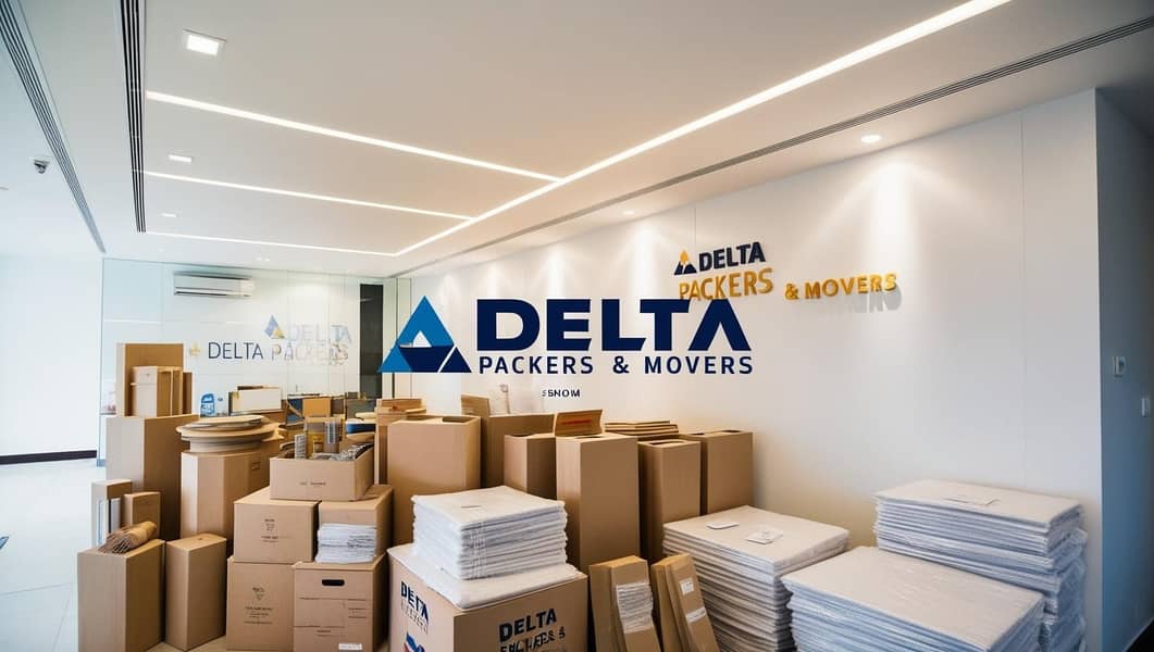 Delta movers & packers, Home shifting, Relocations, car carrier, cargo 12