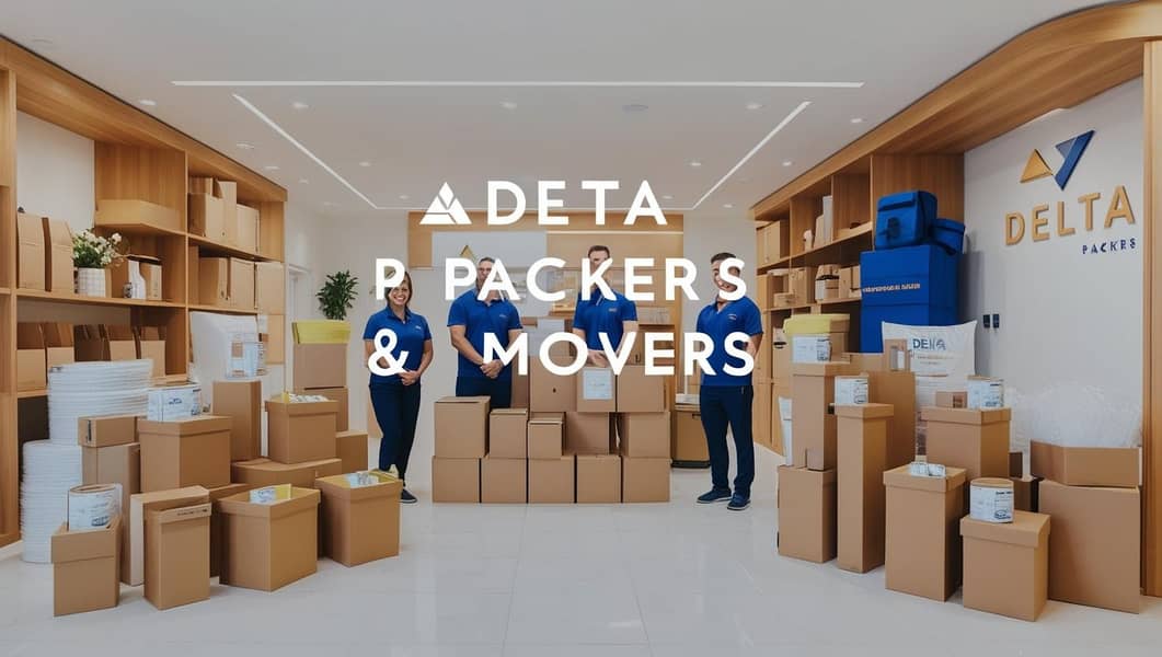 Delta movers & packers, Home shifting, Relocations, car carrier, cargo 14