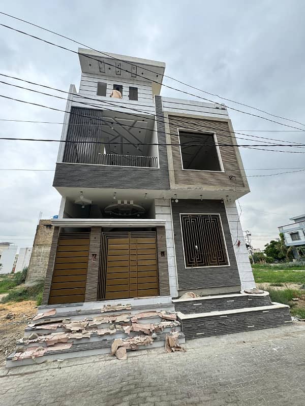 120sqyd Brand new Bungalow for Sale in Soomro Society 17