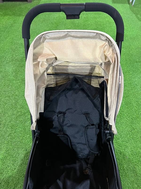 Baby Pram (Moon Company) Very Slightly Used Inside Malls And Banglows 6