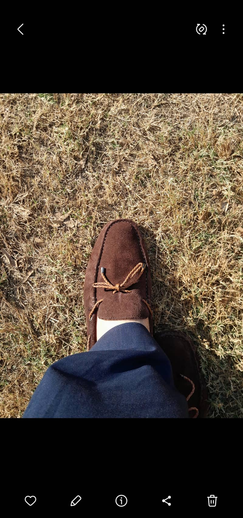 Premium stylish brown suede loafers 0