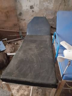 asslmualikum! for sale patient bed and table chair resepstion counter