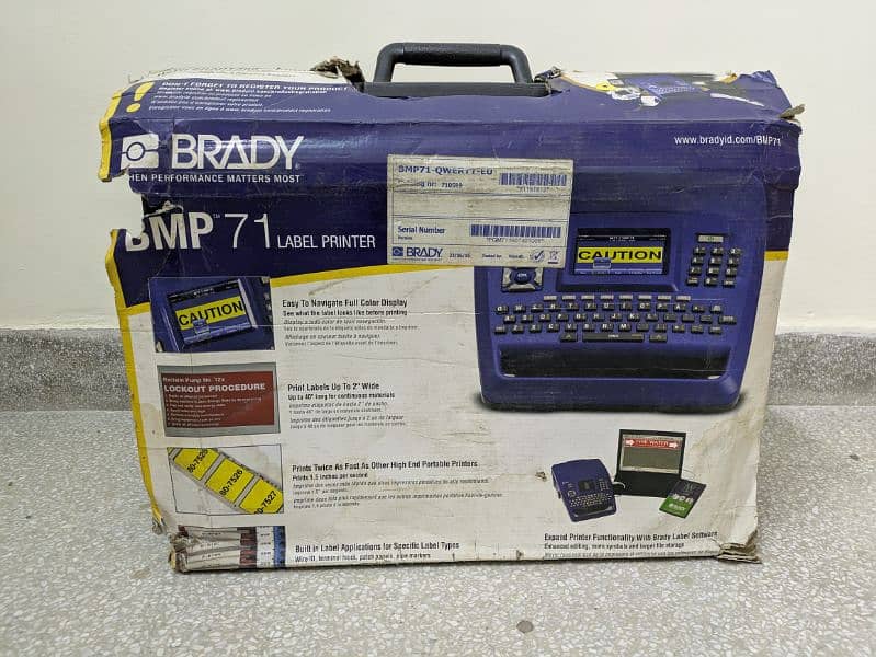 Brady bmp71 label printer portable 0