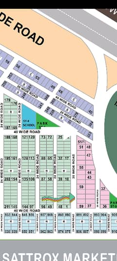 120 Sq Yd Plot Sale In Saadi Garden Block 2 Scheme 33 Karachi (40 Feet Road)