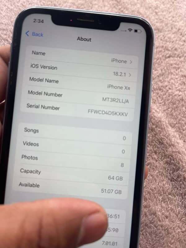 iPhone xr non pta jv 64gb 10/10 all ok water pack 5