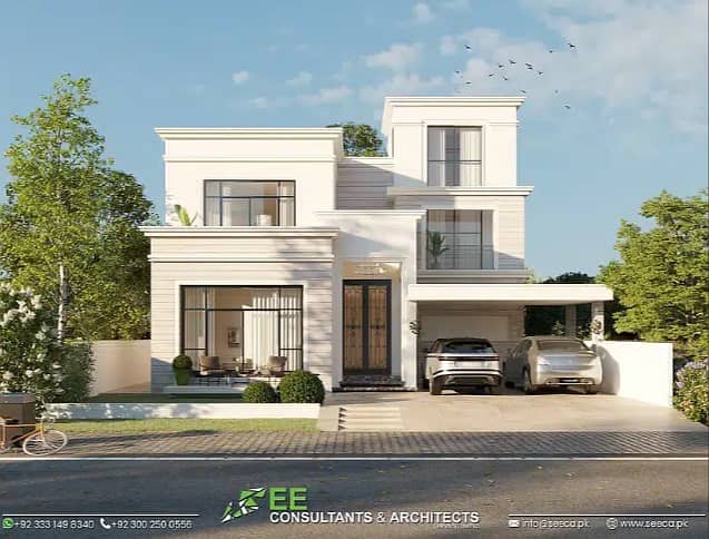 Architecture Design, House, Villa, Farmhouse, Bungalow, Plaza Design 2